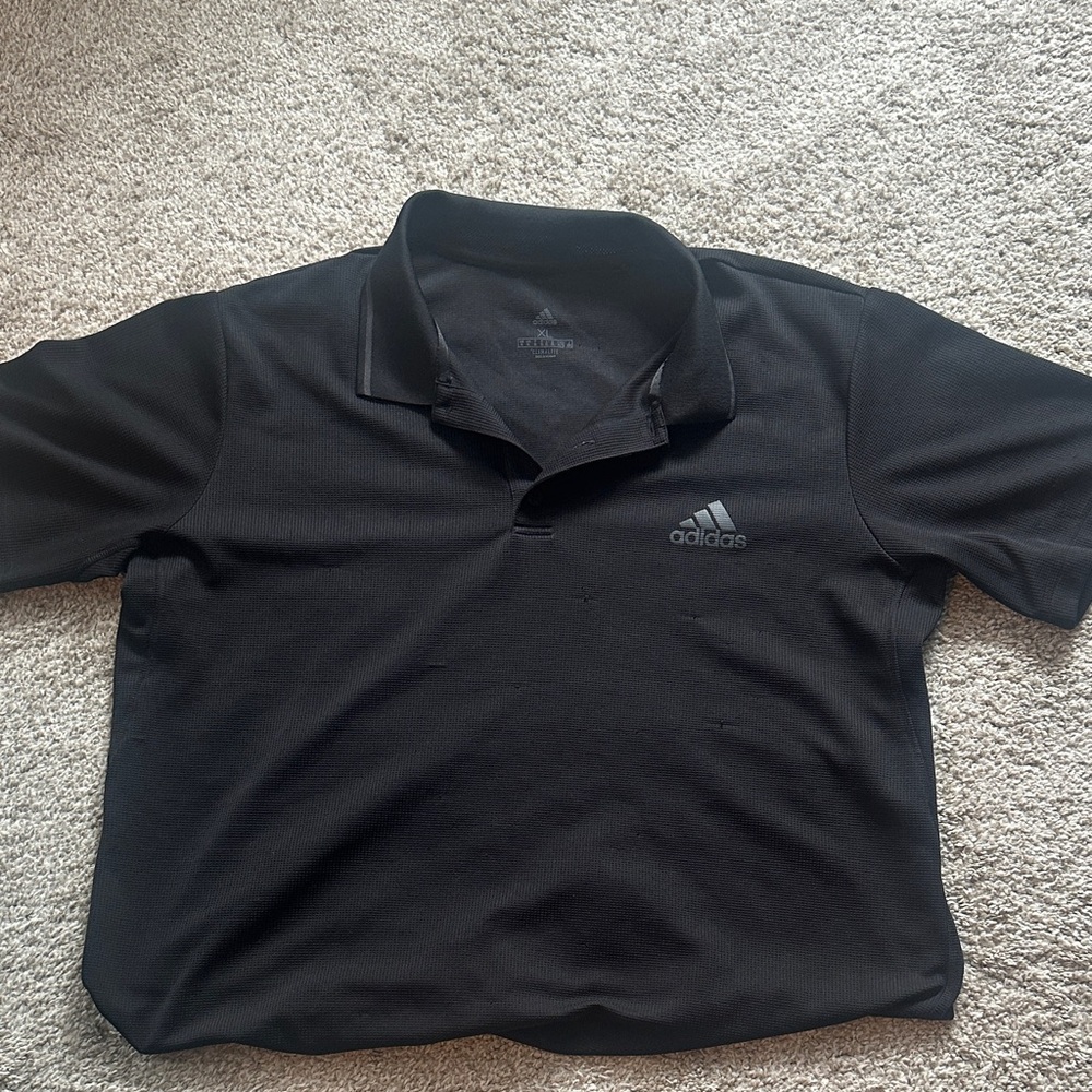 Adidas Men’s Charcoal Polo Shirt 🖤